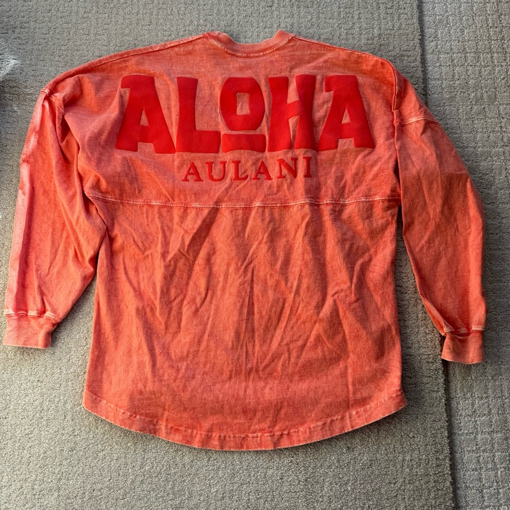 Disney Aulani Aloha Orange Spirit Jersey NWOT